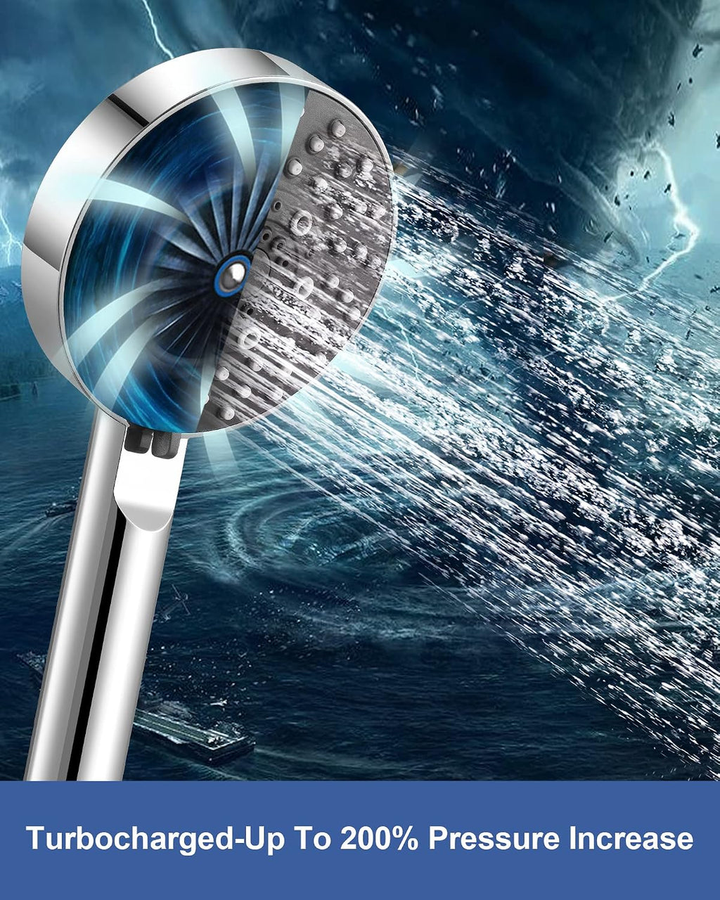 Magichome Shower Head, High Pressure Shower Head with 5 Spray Modes