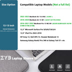 ZYB Laptop Sleeve 14 Inch, Waterproof Shockproof 14 Inch Laptop Case for 14" Notebook Lenovo Thinkpad IdeaPad, MacBook Air 15.3 2026-2023 M5 M4 M3 M2, 14" HP Dell Acer Chromebook Mac Pro 15-Black
