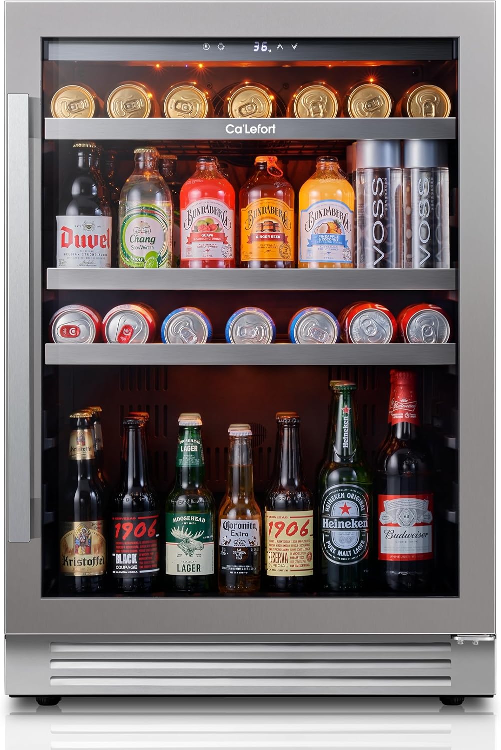 Ca'Lefort 24 inch Beverage Refrigerator, 180 Can Beverage Fridge