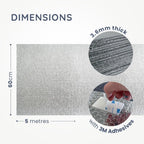 CUQOO Radiator Foil Reflector Roll 5m x 60cm | Thermal Insulation Foil