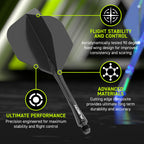 WINMAU | Fusion Integrated Dart Flights & Dart Stems | No.2