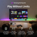 HYE 43" LED Smart TV - 4K Ultra HD, Samsung Tizen OS & Gaming Hub, Black