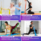 COFOF Resistance Bands, 1.8m/5.9ft Exercise Band with 4 Resistance Levels