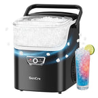 Nugget Ice Maker with Handle 40lbs/Day Countertop Ice Maker Soft Ice