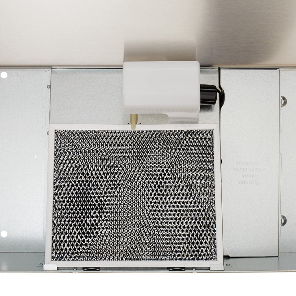 Broan-NuTone 413604 Non-Ducted Ductless Range Hood Insert with Light, Exhaust Fan for Under Cabinet, 36-Inch, Stainless Steel