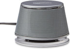 Amazon Basics PC Speakers for Desktop or Laptop, 3.5mm Aux, USB-Powered, Silver