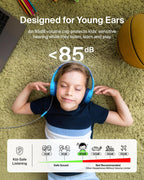Belkin SoundForm Mini Kids Headphones, Wireless & Wired, 30H Playtime, Case