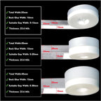 Silicone Seal Door Strip Bottom - 8M/26ft (W: 35MM) Silicone Sealing Sticker Self Adhesive Weather Stripping for Gaps of House, Glass Shower, Window and Door, Weatherproof Soundproof Insect Proof
