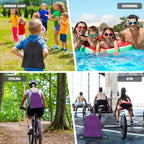 Drawstring Bags for Kids Adults - Swim Gym Sports School Travel Bag