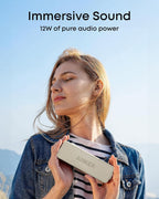Anker soundcore 2 Portable Bluetooth Speaker, 24-Hour Playtime, IPX7