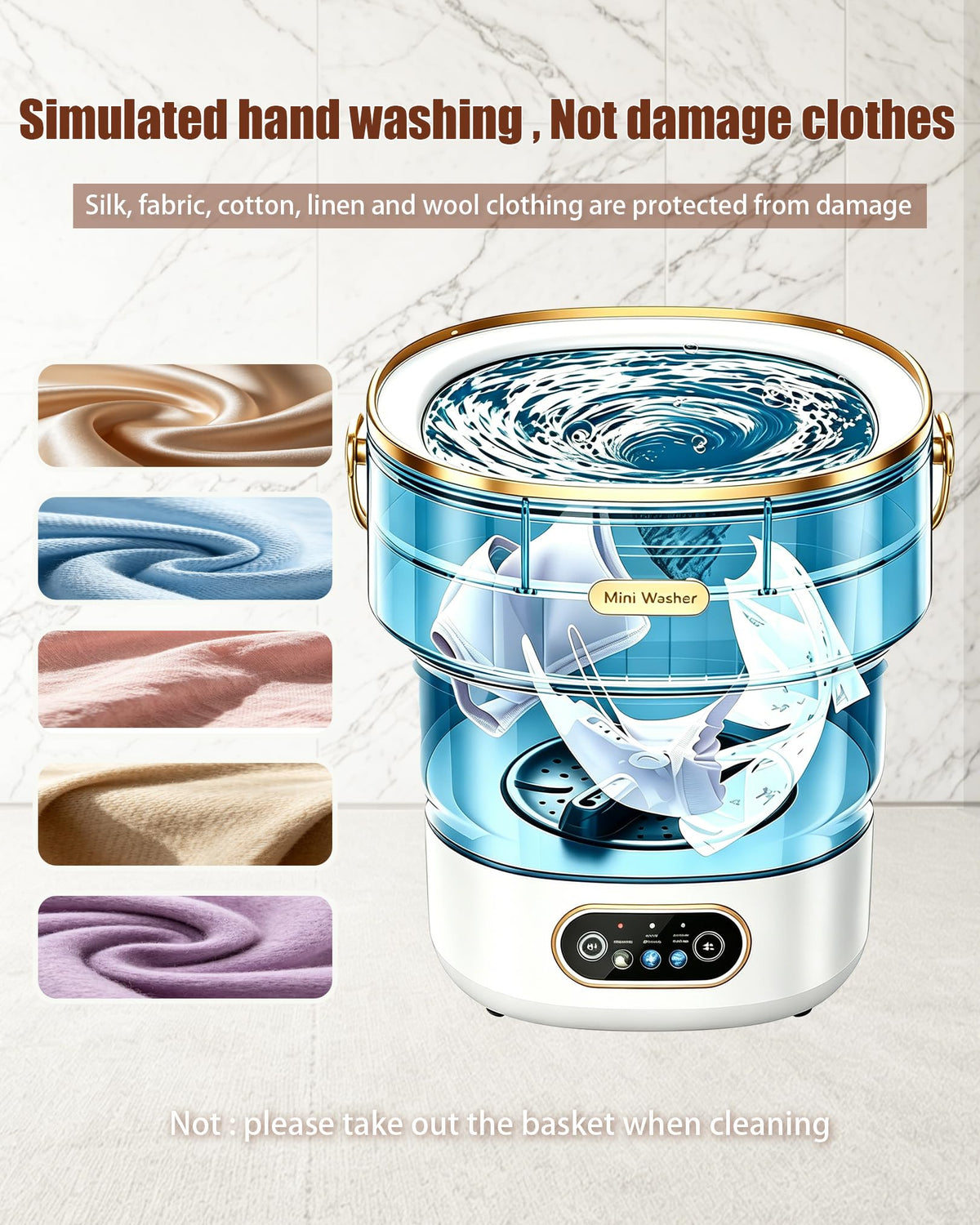 20L Mini Portable Washing Machine,Portable Washer Mini Lavadora Portatil