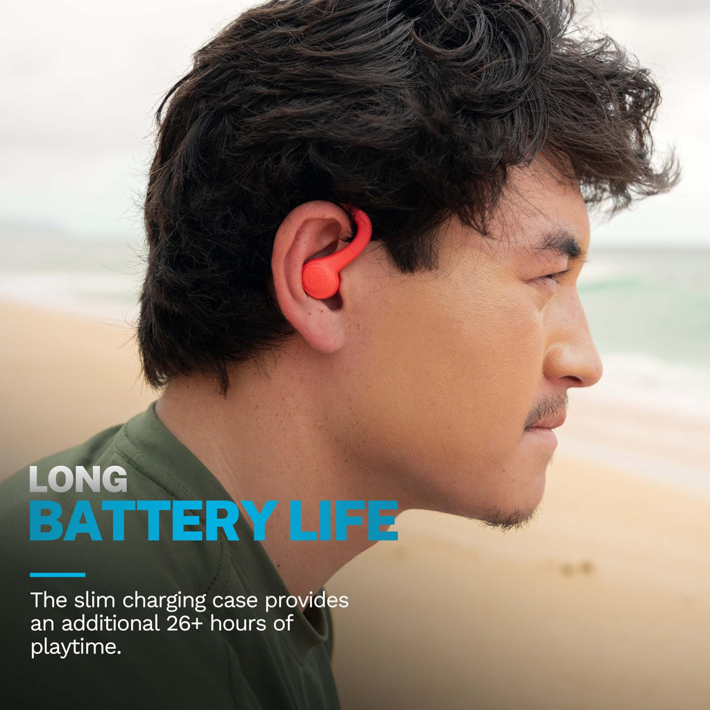 JLab, Go Sport+, True Wireless Workout Earbuds, Bluetooth Sport Earbuds, Clear Calling, Sand