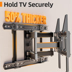 IWORKBOARD 55 65 75 85 inch Tilting TV Wall Mount for 32-90 '' TVs, Low Profile TV Mount Bracket, Safe Lock & Quick Release,Max VESA 600x400mm, 24 inch Studs,132 lbs, Fit Most 55+ 75+ 85+ 86 TVs