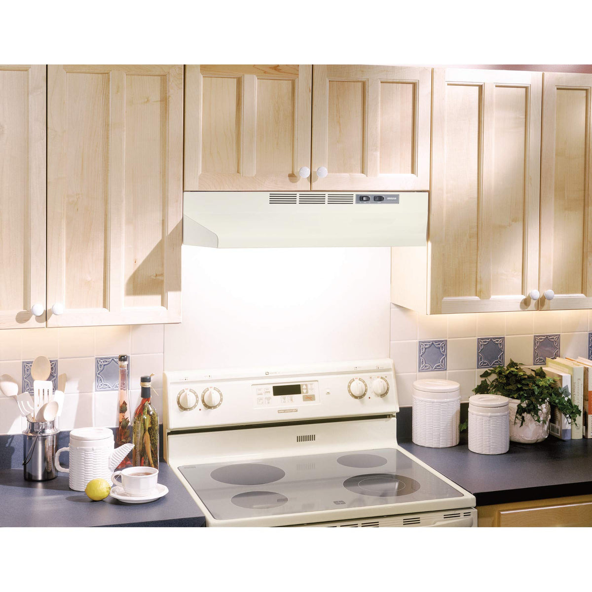 Broan-NuTone 413604 Non-Ducted Ductless Range Hood Insert with Light, Exhaust Fan for Under Cabinet, 36-Inch, Stainless Steel