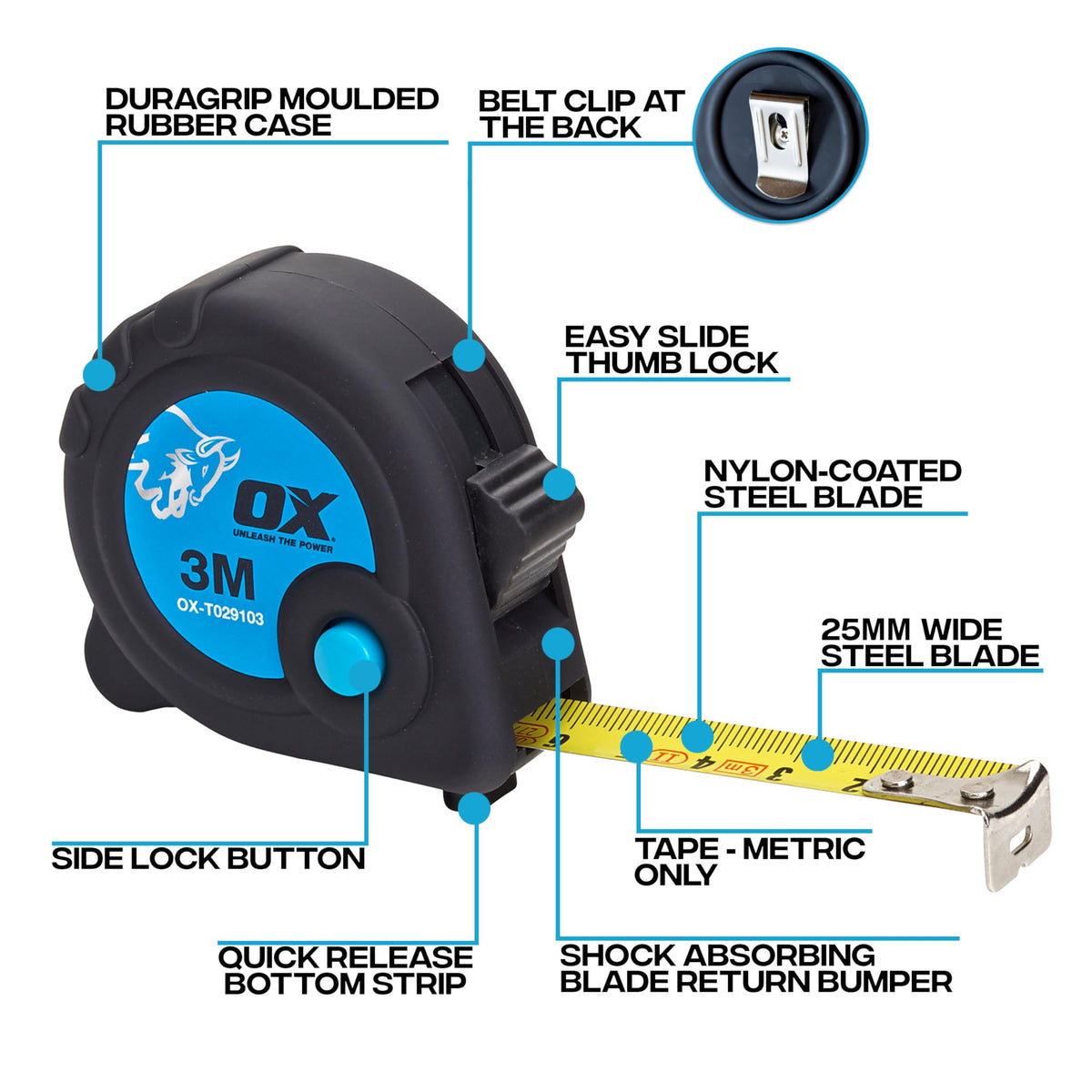 OX Trade 5m Tape Measure