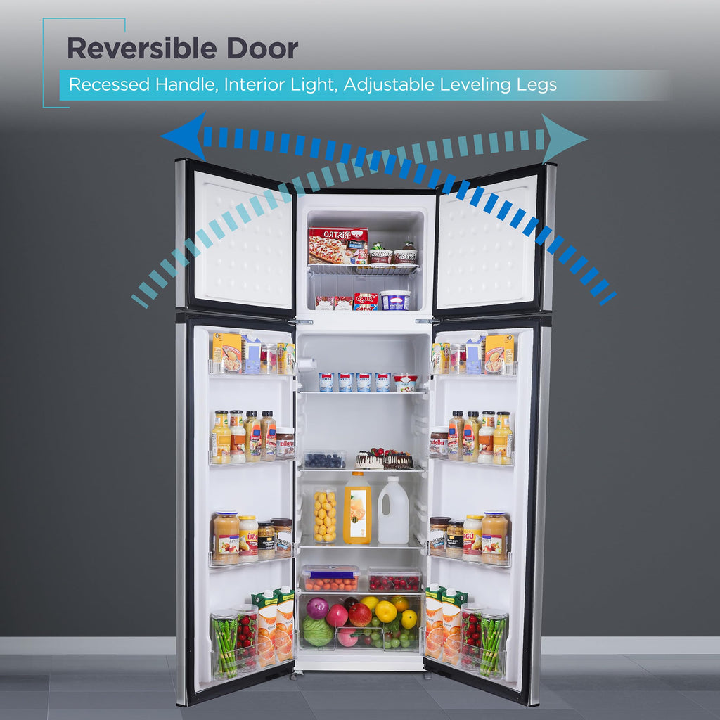 BLACK+DECKER 18.1 Cu. Ft. Top Mount Refrigerator with Ice Maker, BR1810HIMB