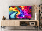 TCL 32SF560-UK 32 Inch Full HD QLED HDR Smart TV with Fire TV Press & Ask Alexa, Metallic Bezel-Less Design