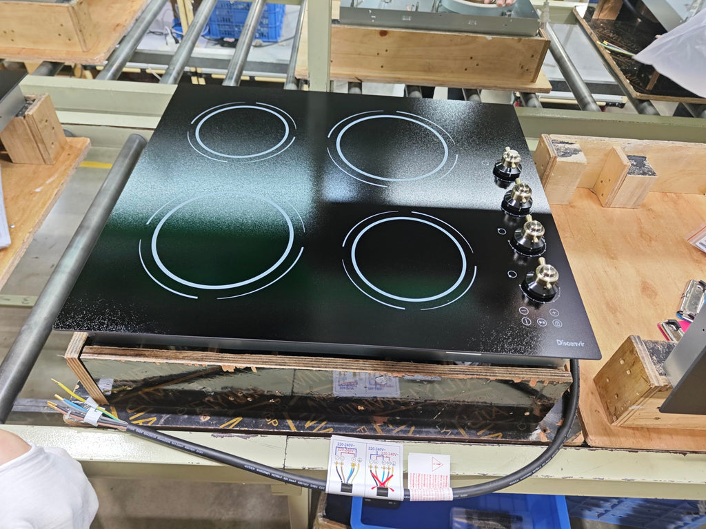 2 Burner Electric Cooktop 110V, 2000W Shard Power