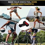 CAMBIVO 2 Pack Patella Tendon Knee Strap for Meniscus Tear & Osgood Schlatters Relief - Adjustable Knee Support for Running Stability, Jumper's Knee, Hiking & Gym Squats