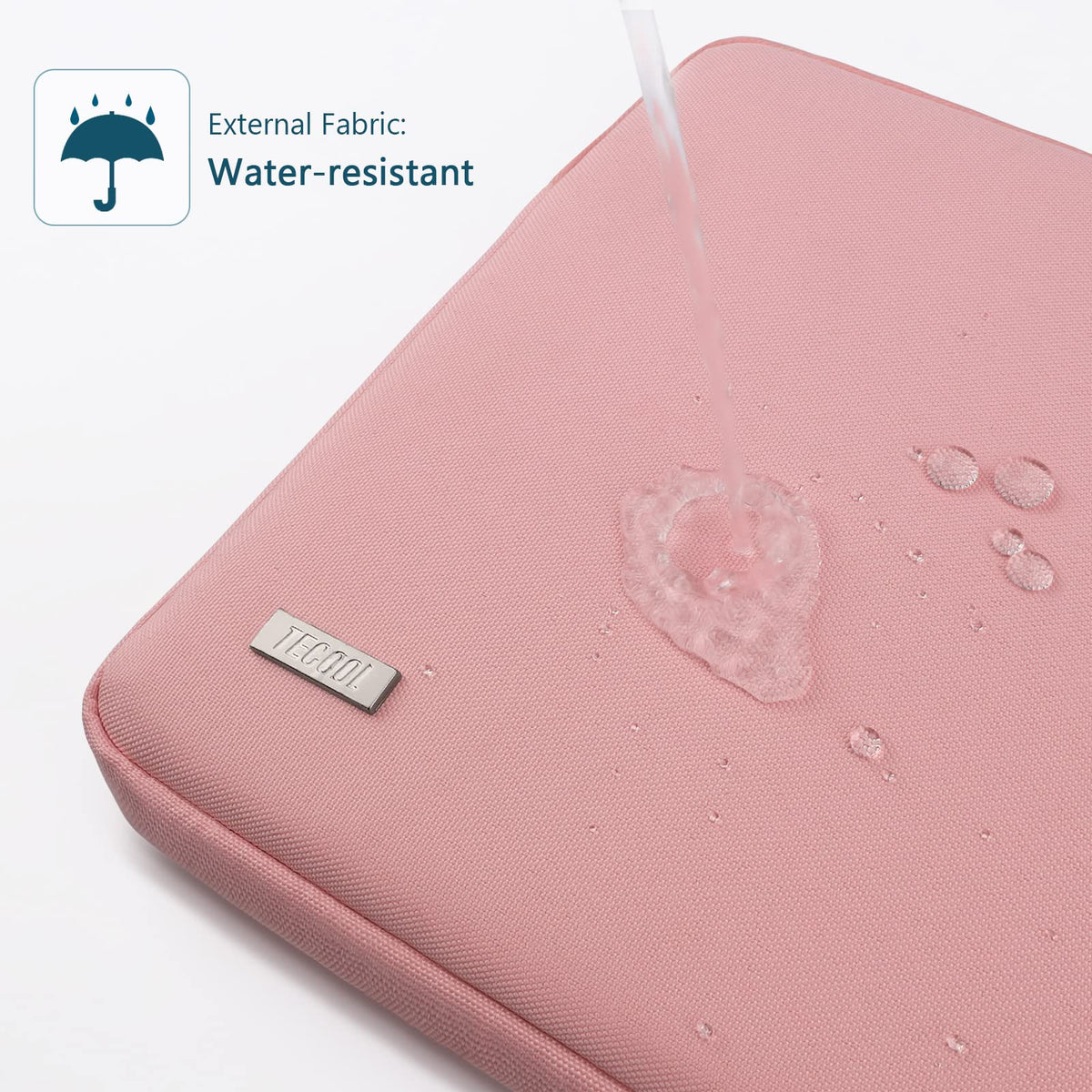 TECOOL 14 Inch Laptop Sleeve Protective Laptop Case 14 inch,Pink
