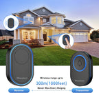 Wireless Doorbell, 39 Chimes, Door Bells Wireless Cordless, White