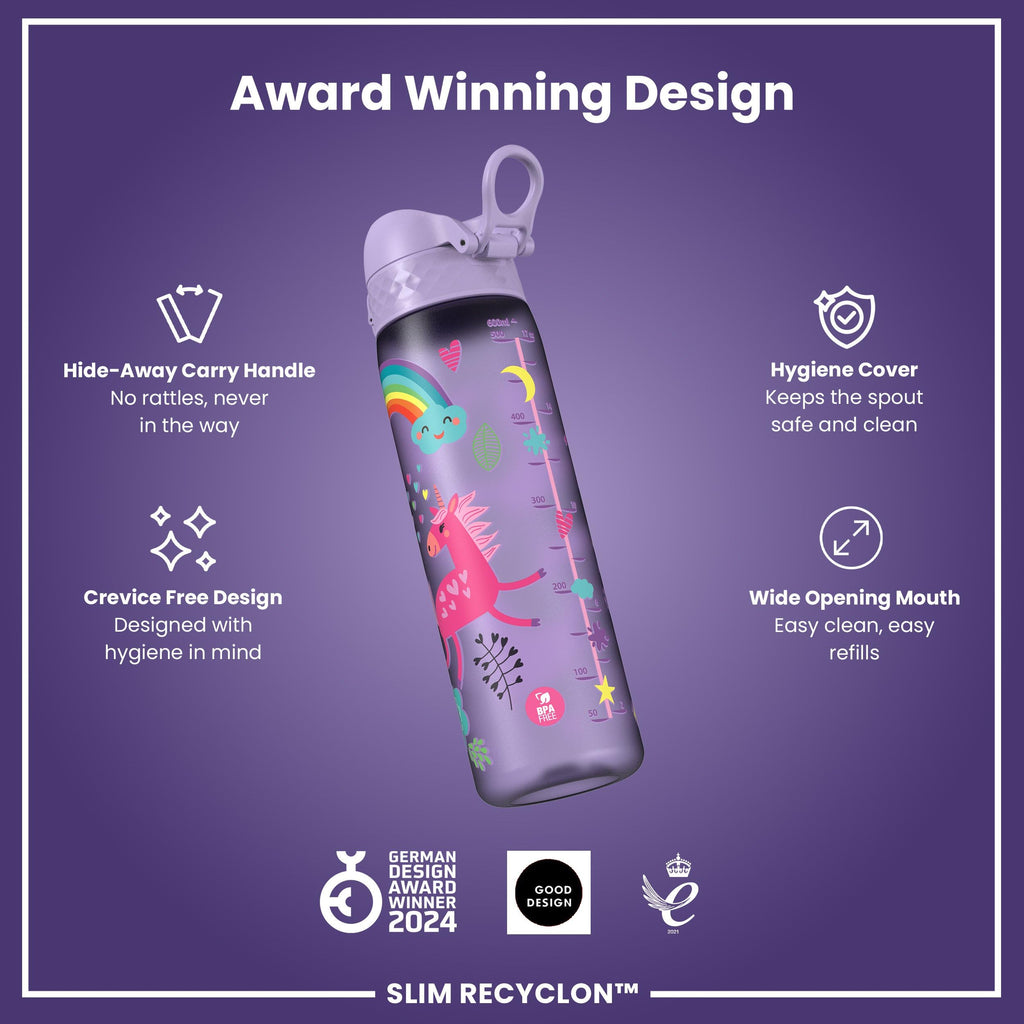 ION8 Leak Proof Water Bottle, 500ml (18oz), Fighter Jets