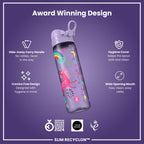 ION8 Leak Proof Water Bottle, 500ml (18oz), Fighter Jets