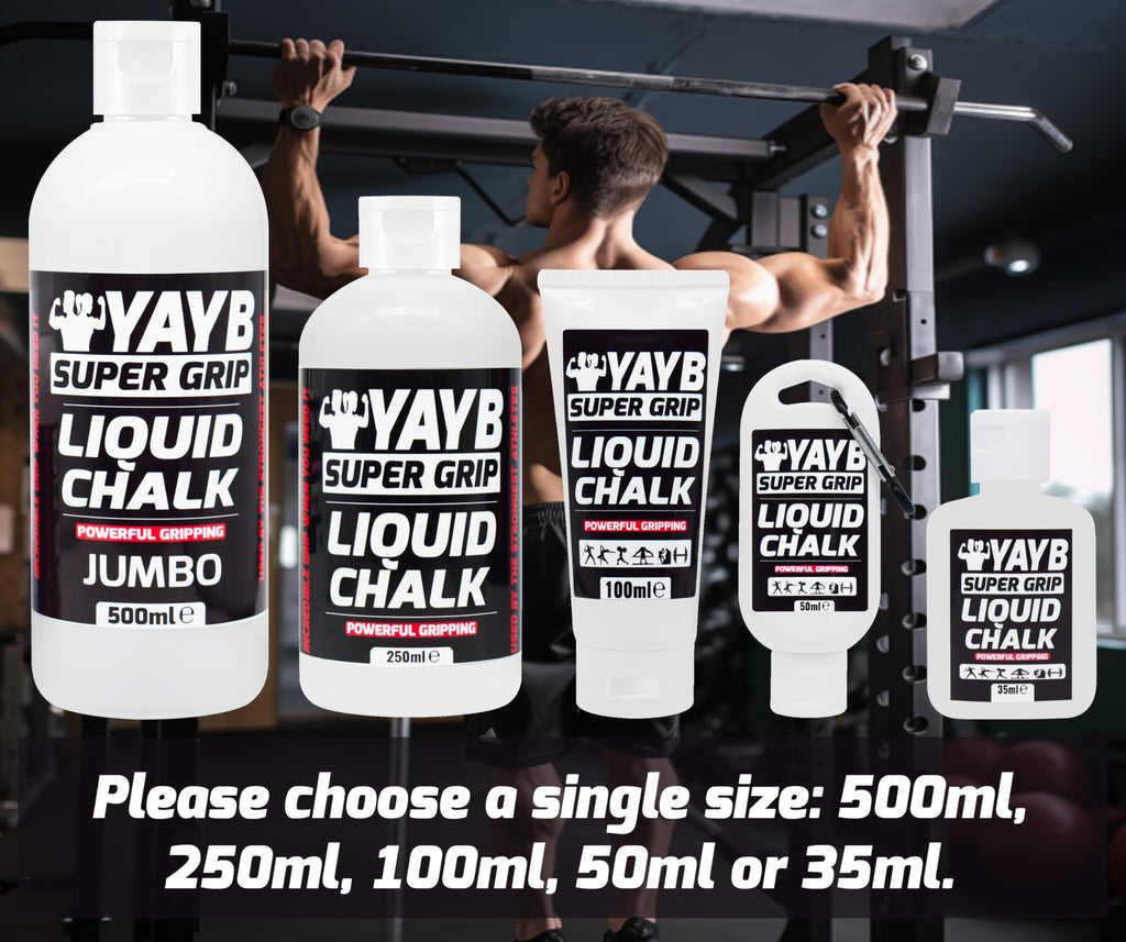 YAYB LIQUID CHALK | Powerful Grip Formula | Sweat-Free Hands | Sports Chalk | Weight Lifting | Rock Climbing | Power Lifting | Weight lifting | Bodybuilding