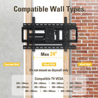 Mounting Dream Full Motion TV Wall Mount for 42-90 Inch TV up to 154lbs
