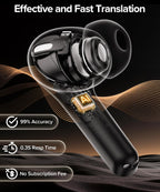 TAGRY Bluetooth Headphones True Wireless Earbuds 60H Playback LED Power Display Earphones with Wireless Charging Case IPX5 Waterproof in-Ear Ear buds with Mic for TV Smart Phone Laptop Computer Sports