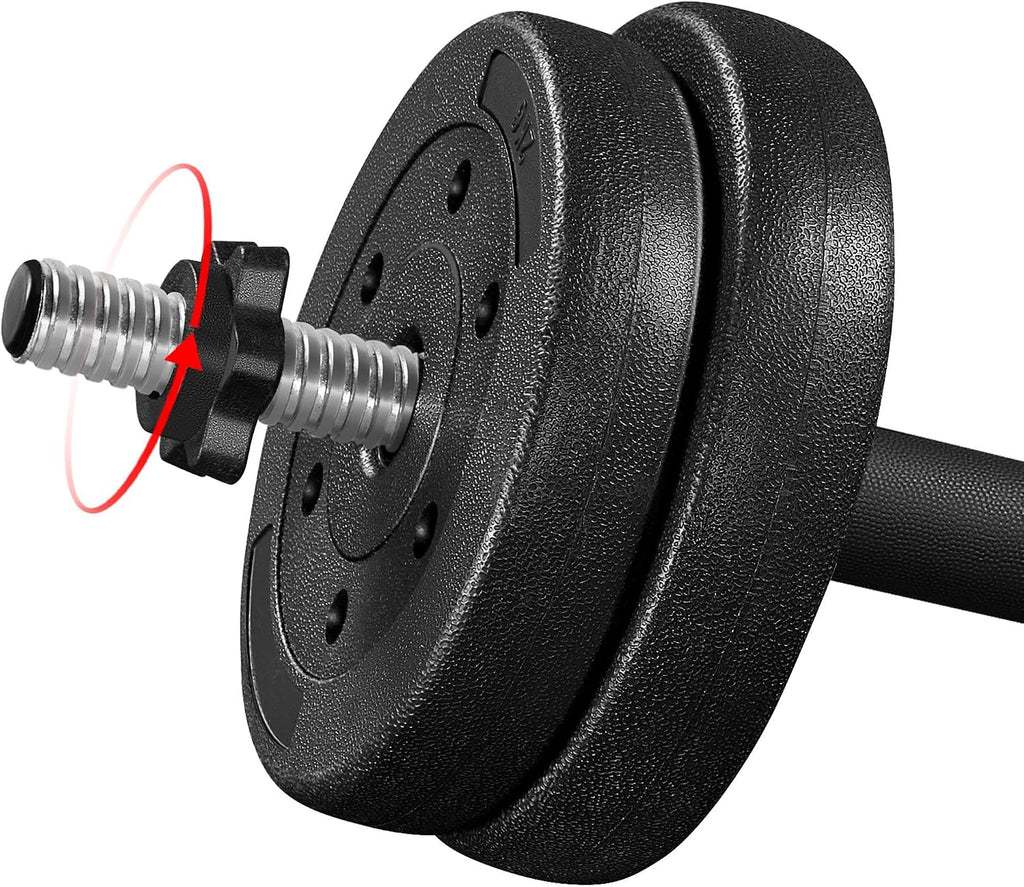 Yaheetech 30KG/25KG/20KG/15KG Adjustable Dumbbells Weight Set for Men/Women