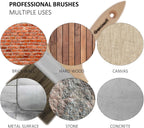 Genixart Double Thick Chip Paint Brush, Wood Stain Brush for Fence, 4 Inch
