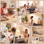 Gueray CD Player Portable Bluetooth Desktop CD Players for Home