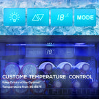 Beverage Refrigerator, 2.47 Cu.Ft Mini Fridge Beverage Cooler