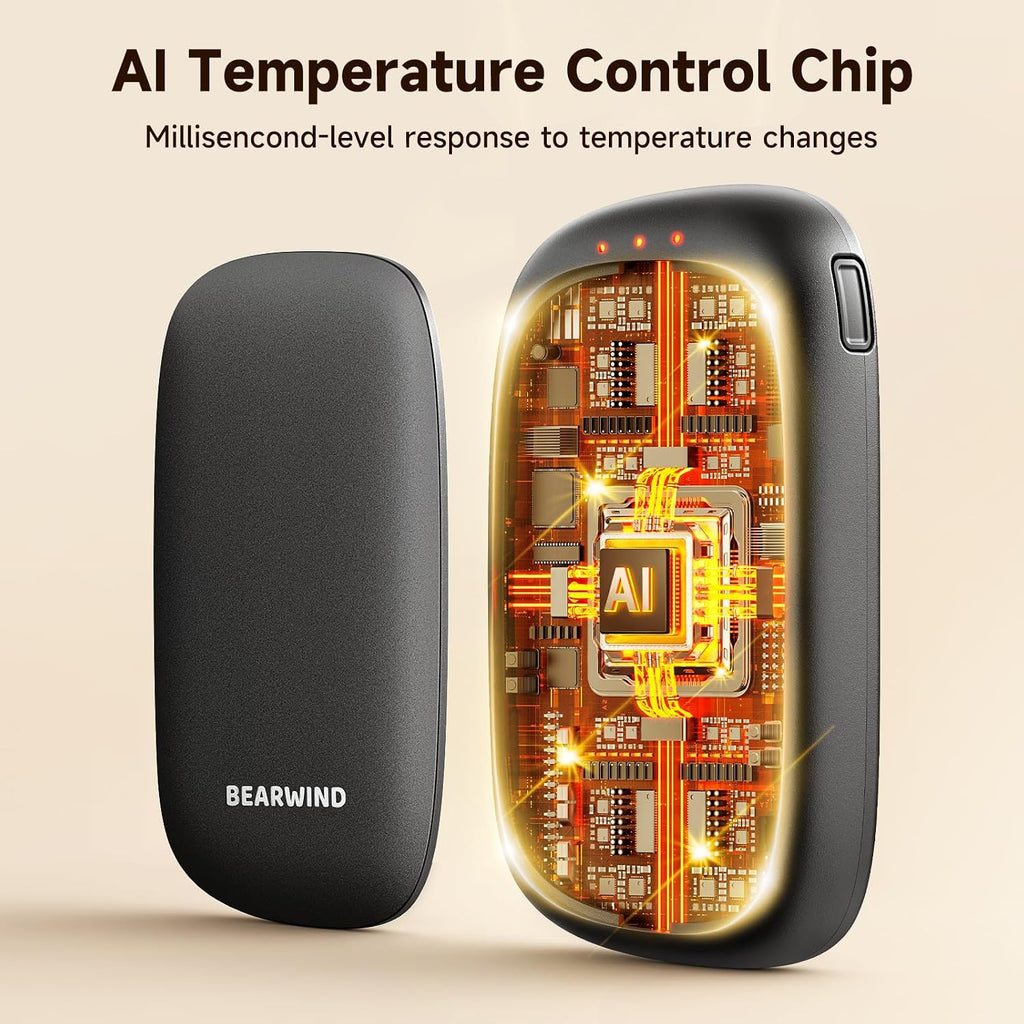 Electric Hand Warmers Rechargeable, 2 Pack Magnetic Design