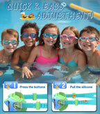 Kids Swimming Goggles for Boys & Girls Aged 6-14, Anti-Fog