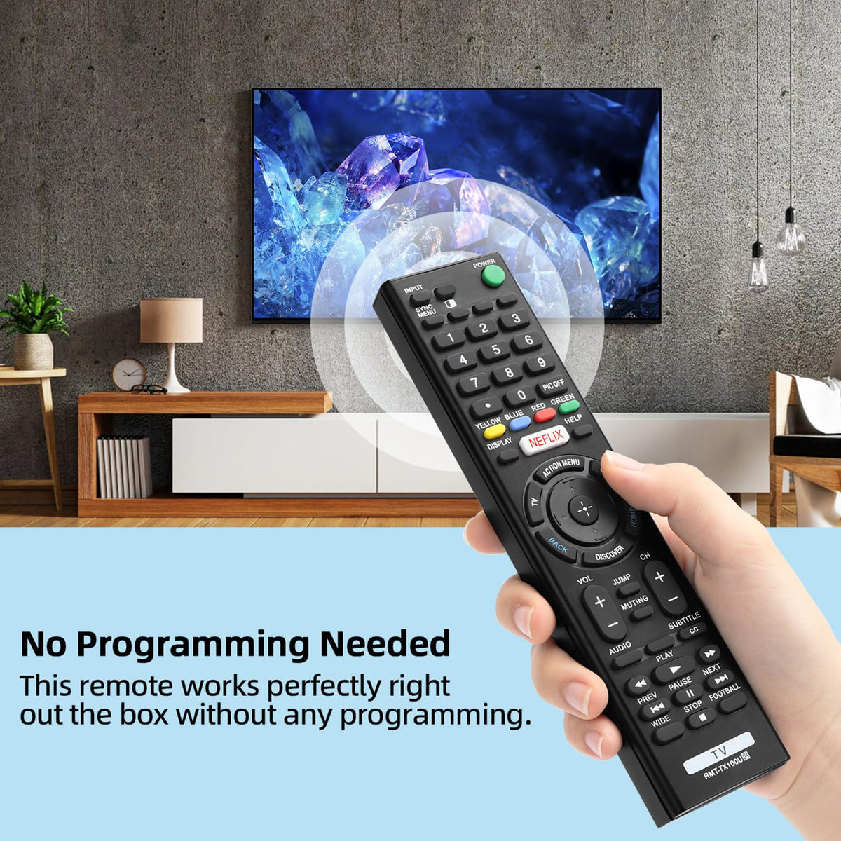 for Samsung-Smart-TV-Remote-Replacement, Universal for All Samsung TVs (BN59-01315A)