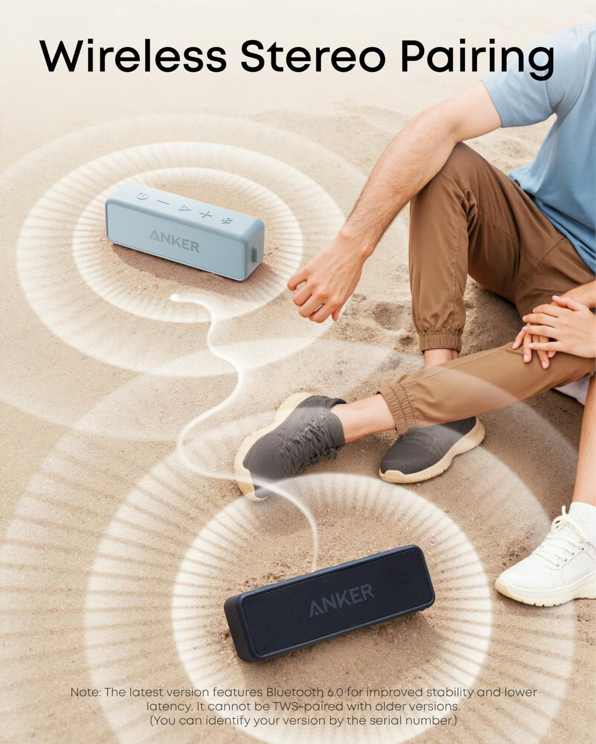 Anker soundcore 2 Portable Bluetooth Speaker, 24-Hour Playtime, IPX7