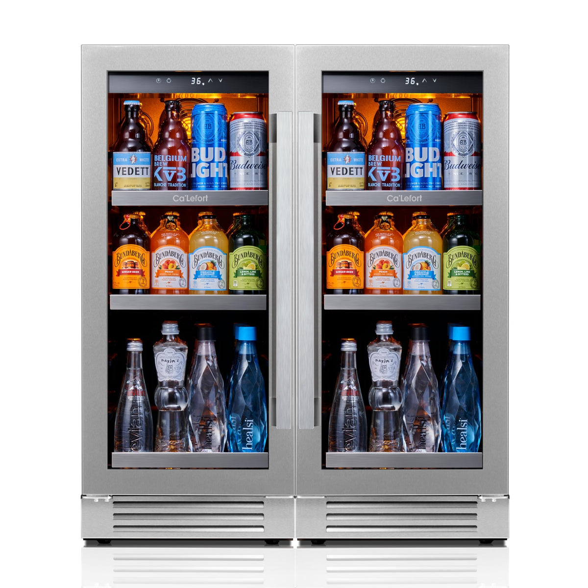 Ca'Lefort 48 Inch Wine & Beverage Refrigerator, 200 Can and 46 Bottle
