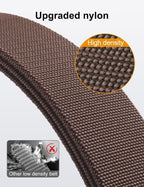 JUKMO Quick Release Tactical Belt, Military Work 1.5" Nylon Web Hiking Belt