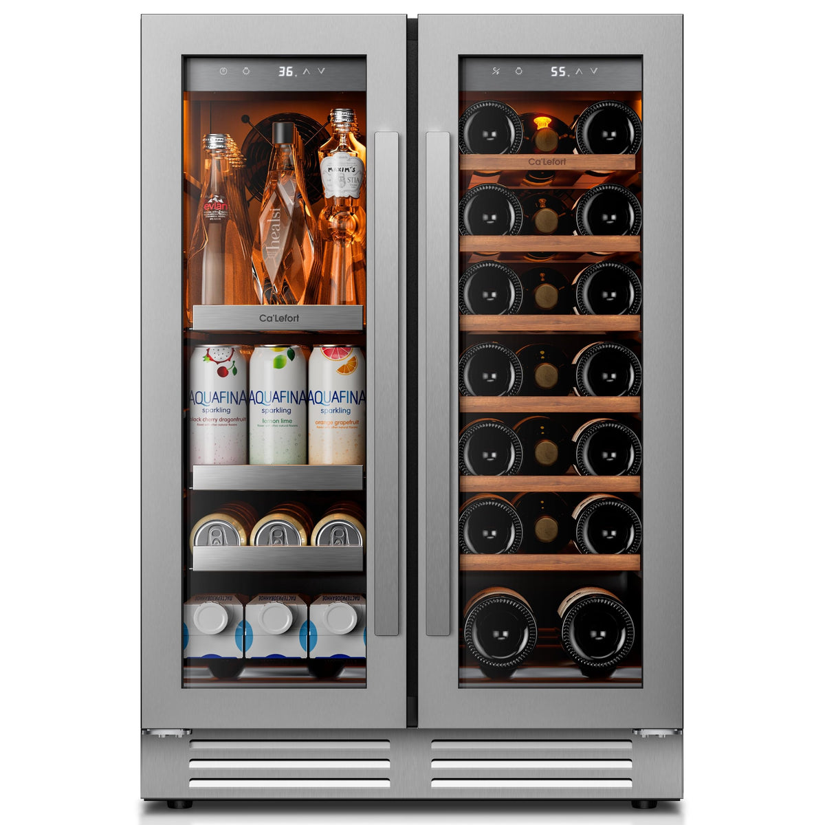 Ca'Lefort 24 inch Beverage Refrigerator, 180 Can Beverage Fridge