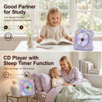 Gueray CD Player Portable Bluetooth Desktop CD Players for Home