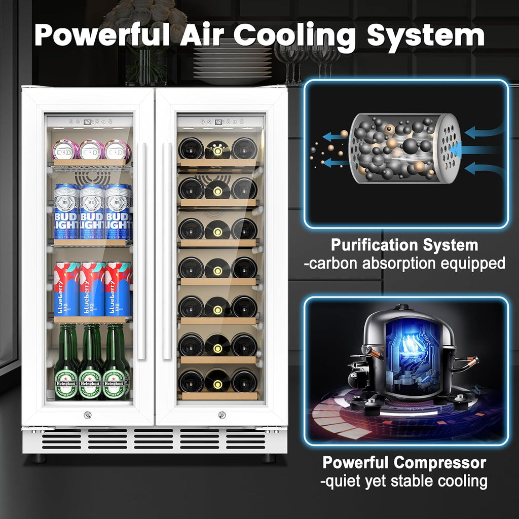 Mini Beverage Refrigerator Cooler -Small Beverage Fridge 1.4cu.ft