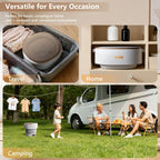 20L Portable Washing Machine,Folding Washer Machine and Spin-Dryer