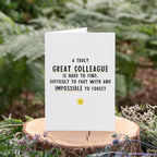 Manta Makes Leaving card goodbye good luck card, retirement new job card to go with sorry your leaving gifts for colleagues women or men