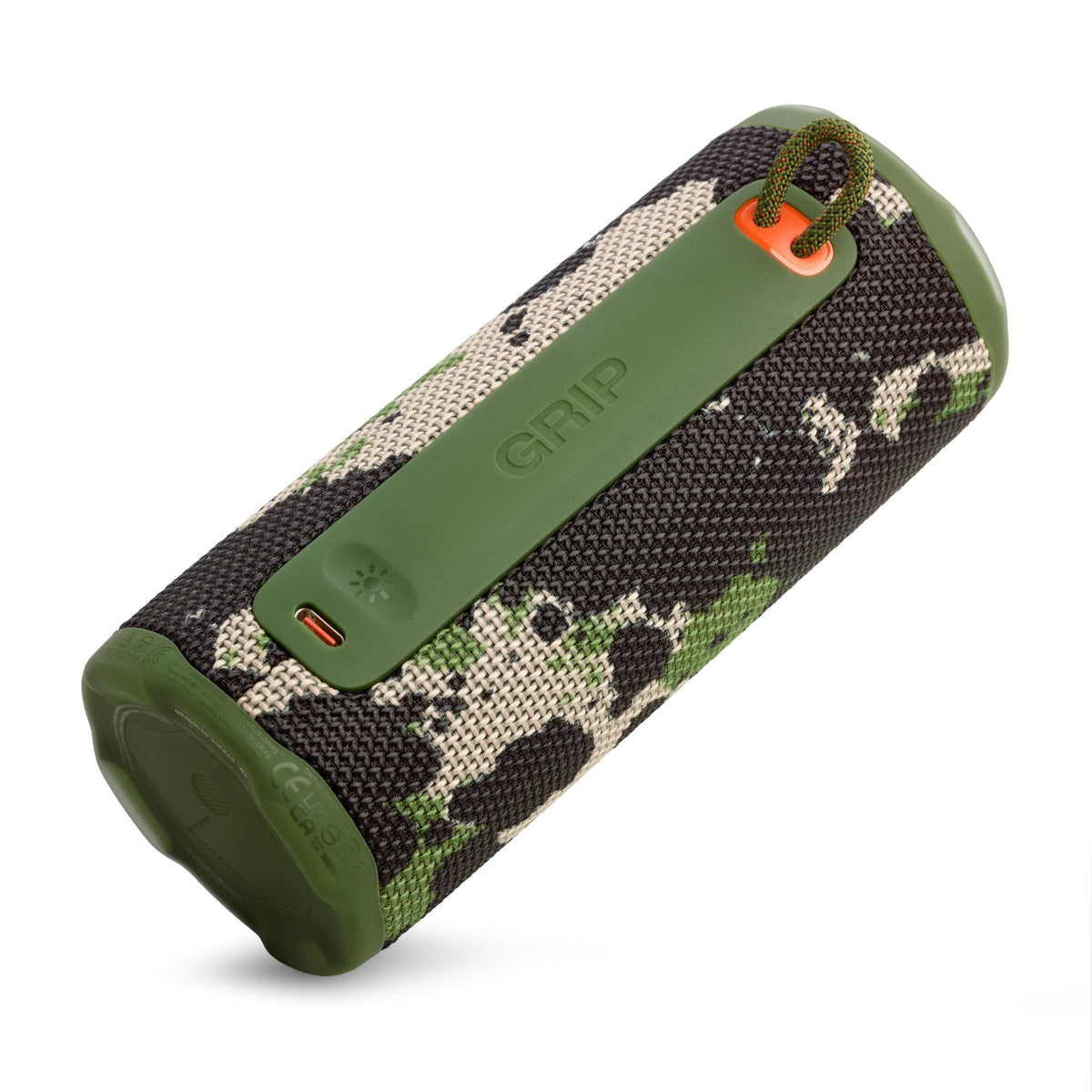 JBL Grip Portable Bluetooth Speaker, Waterproof, Ambient Light - Red