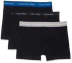 Calvin Klein Men’s 3 Pack Trunks with Logo Waistband