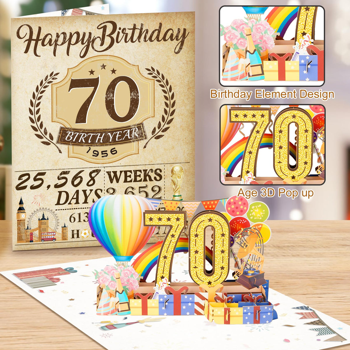 16th Birthday Card for Girl Boy Son Daughter, Big Pop Up 16th Birthday Cards for Grandson Granddaughter, Back In 2010 Funny 16 Year Old Birthday Decorations