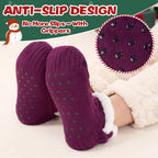 Niorasen Fluffy Slipper Socks Women Men, Winter Gift for Her, UK 4-9