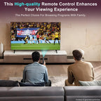 【2-Pack】 for Roku TV Remote,Replacement for TCL,ONN, Hisense Roku TVs